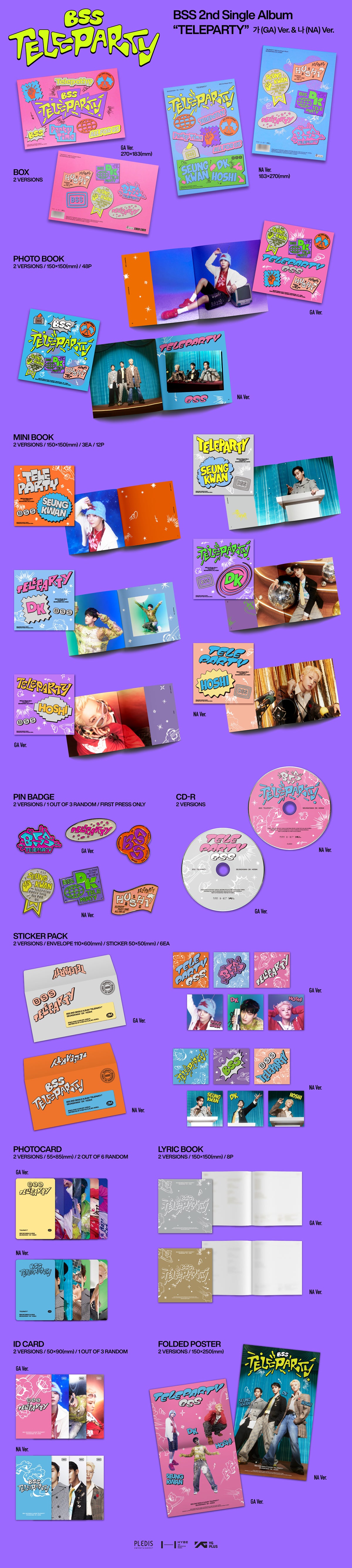 [PRE-ORDER BENEFIT] SEVENTEEN BSS 2ND SINGLE ALBUM TELEPARTY