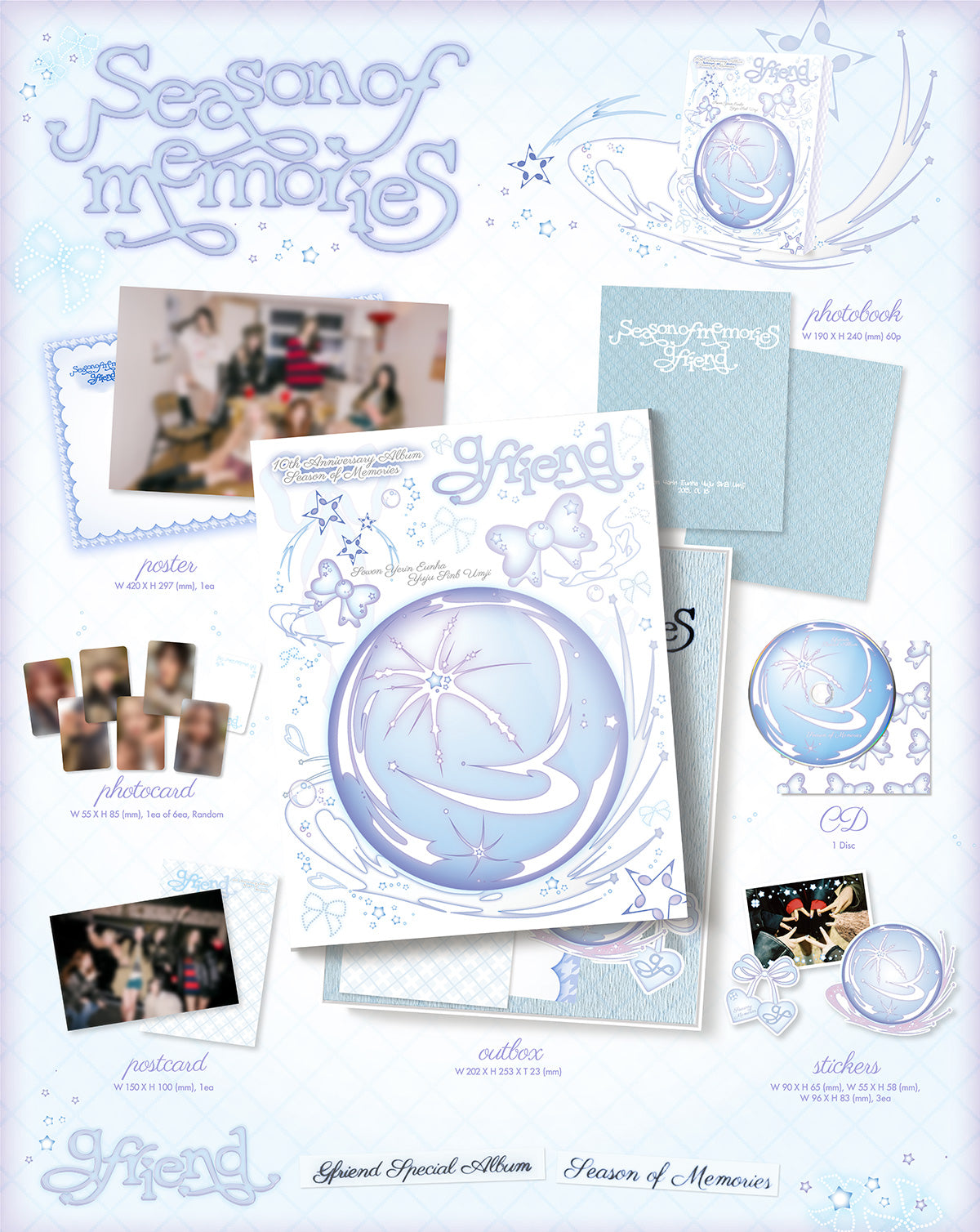 [PRE-ORDER BENEFIT] GFRIEND SPECIAL ALBUM Season of Memories