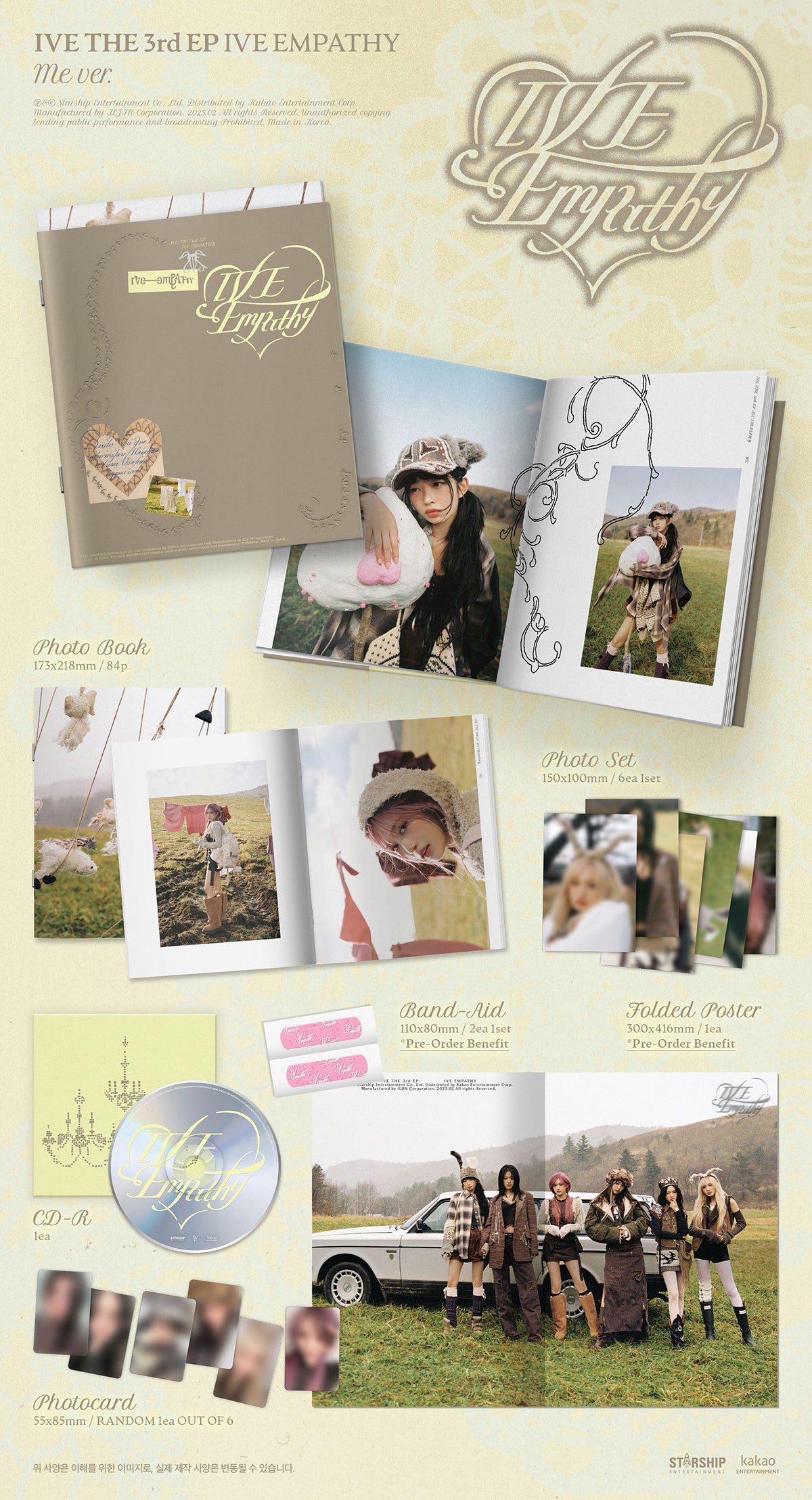 [PRE-ORDER BENEFIT] IVE 3RD ALBUM IVE EMPATHY