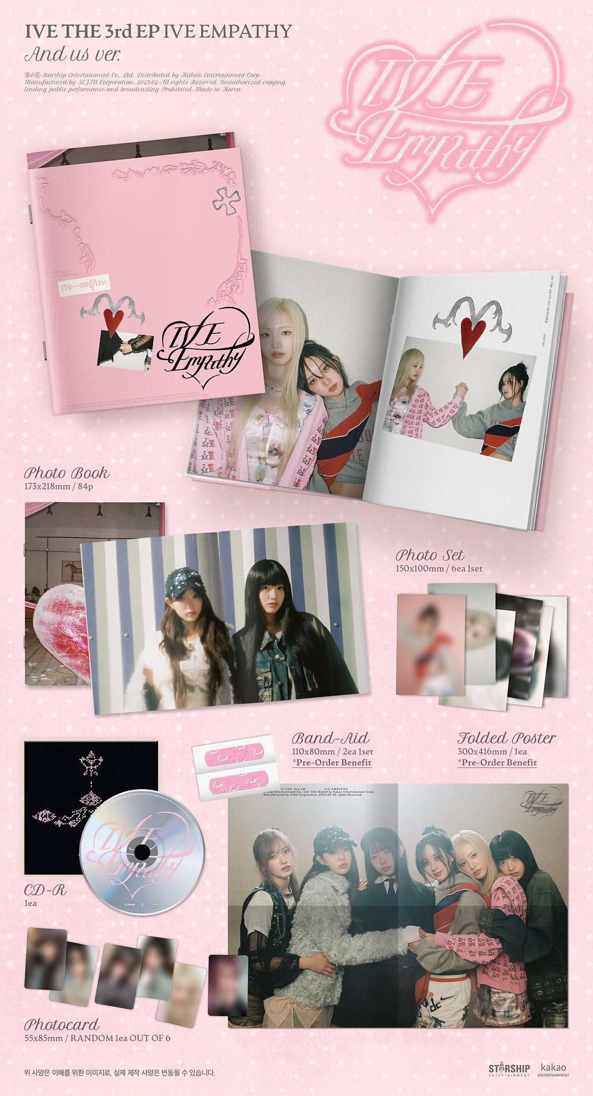 [PRE-ORDER BENEFIT] IVE 3RD ALBUM IVE EMPATHY