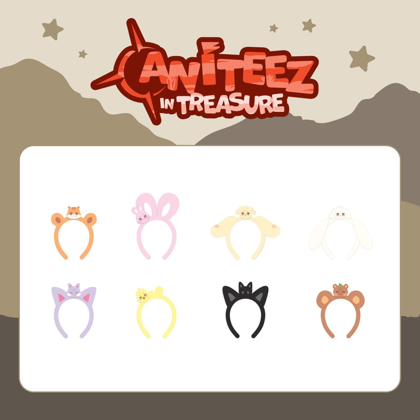 [PRE-ORDER EVENT] ATEEZ 'ANITEEZ in TREASURE' OFFICIAL MD HAIR BAND