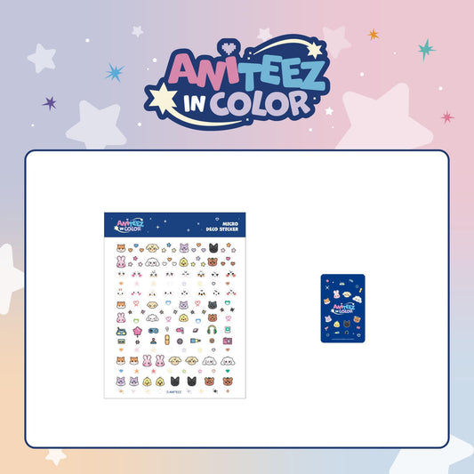 [PRE-ORDER EVENT] ATEEZ X ANITEEZ POP-UP STORE [ANITEEZ IN COLOR] OFFICIAL MD MICRO DECO STICKER