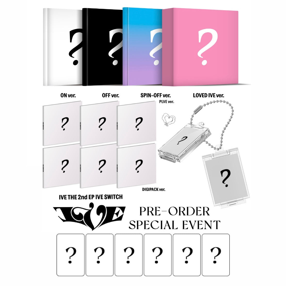 [PRE-ORDER BENEFIT] IVE THE 2nd ALBUM IVE SWITCH BUNDLE