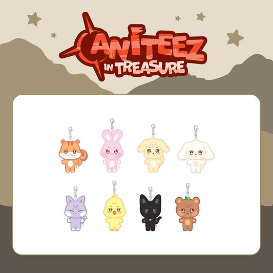 [PRE-ORDER EVENT] ATEEZ 'ANITEEZ in TREASURE' OFFICIAL MD PLUSH KEYRING