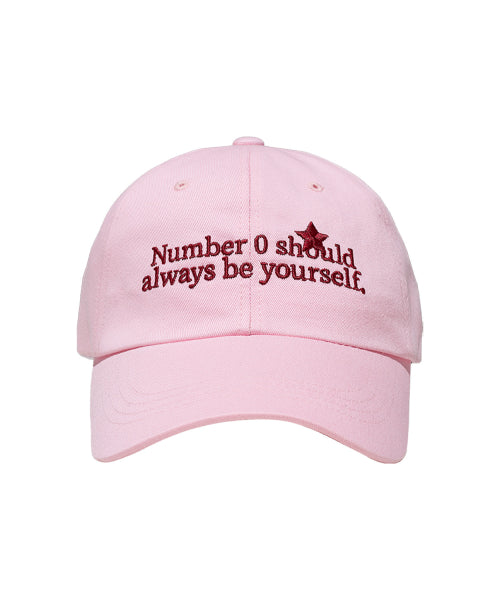 [PRE-ORDER] NARCISSISM & ITZAVIBE(ITZ*) OFFICIAL SAYING CAP - PINK