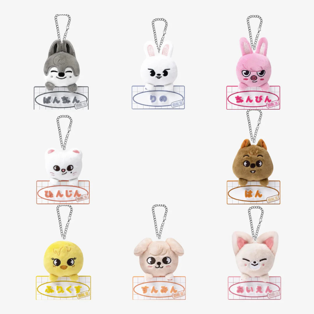 Stray Kids SKZ TOY WORLD NAME BAG CHARM