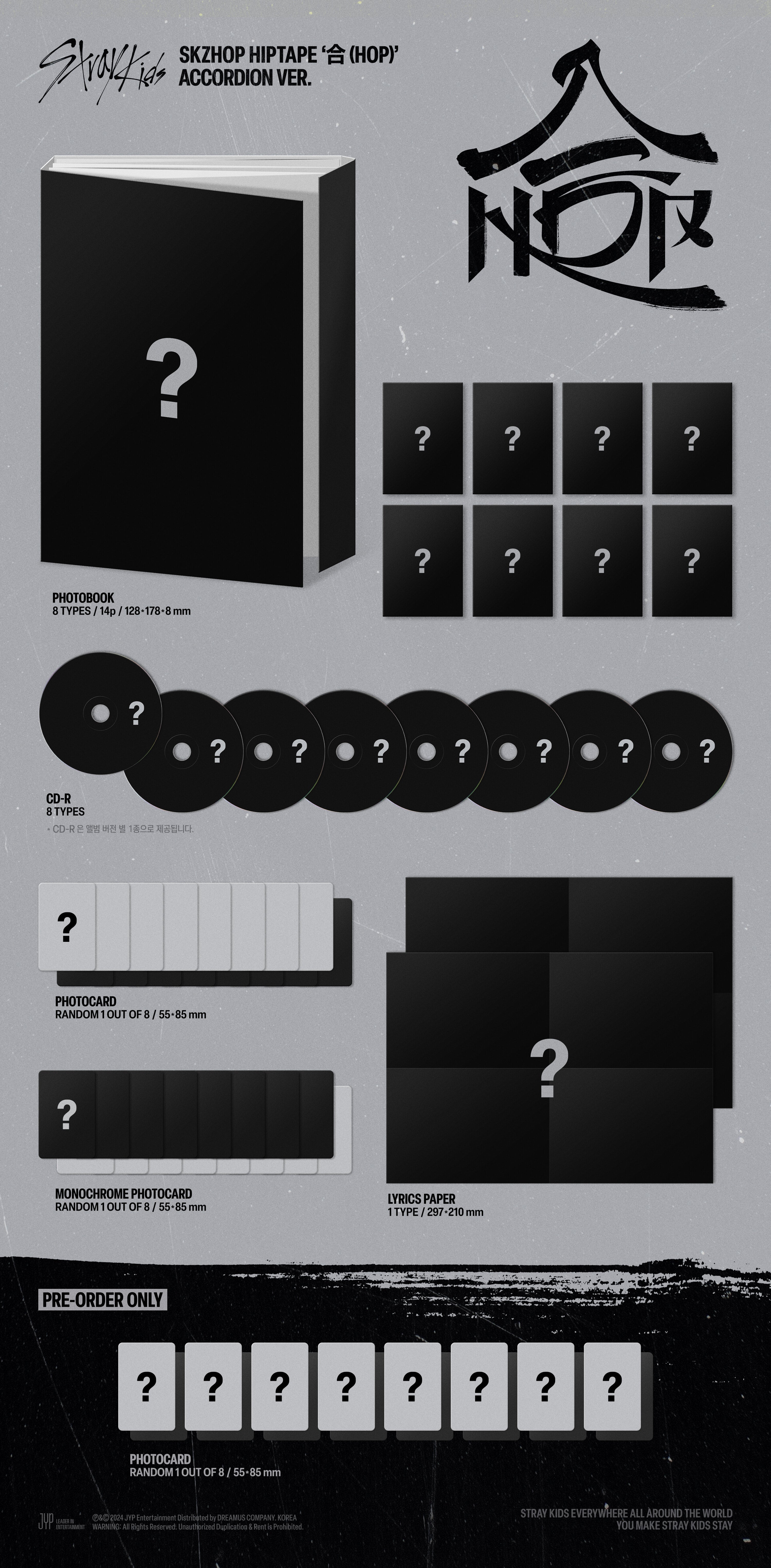 Kpop Album Lee Know PRE-ORDER] STRAY KIDS - KARMA (Accordion Ver