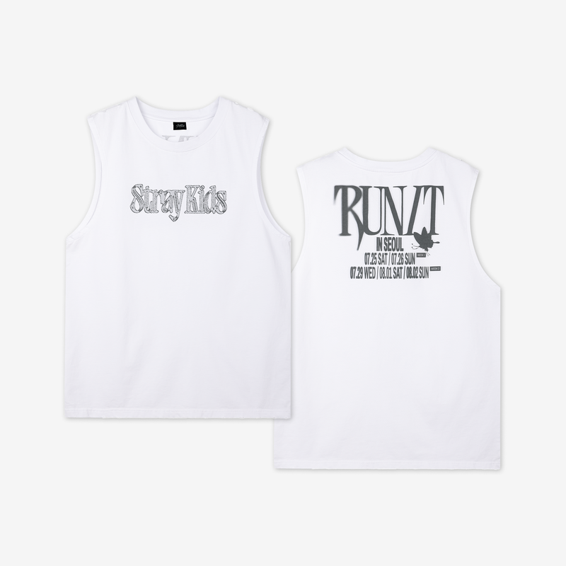 [PRE-ORDER EVENT] Stray Kids World Tour RUN IT SEOUL MD SLEEVELESS TOP