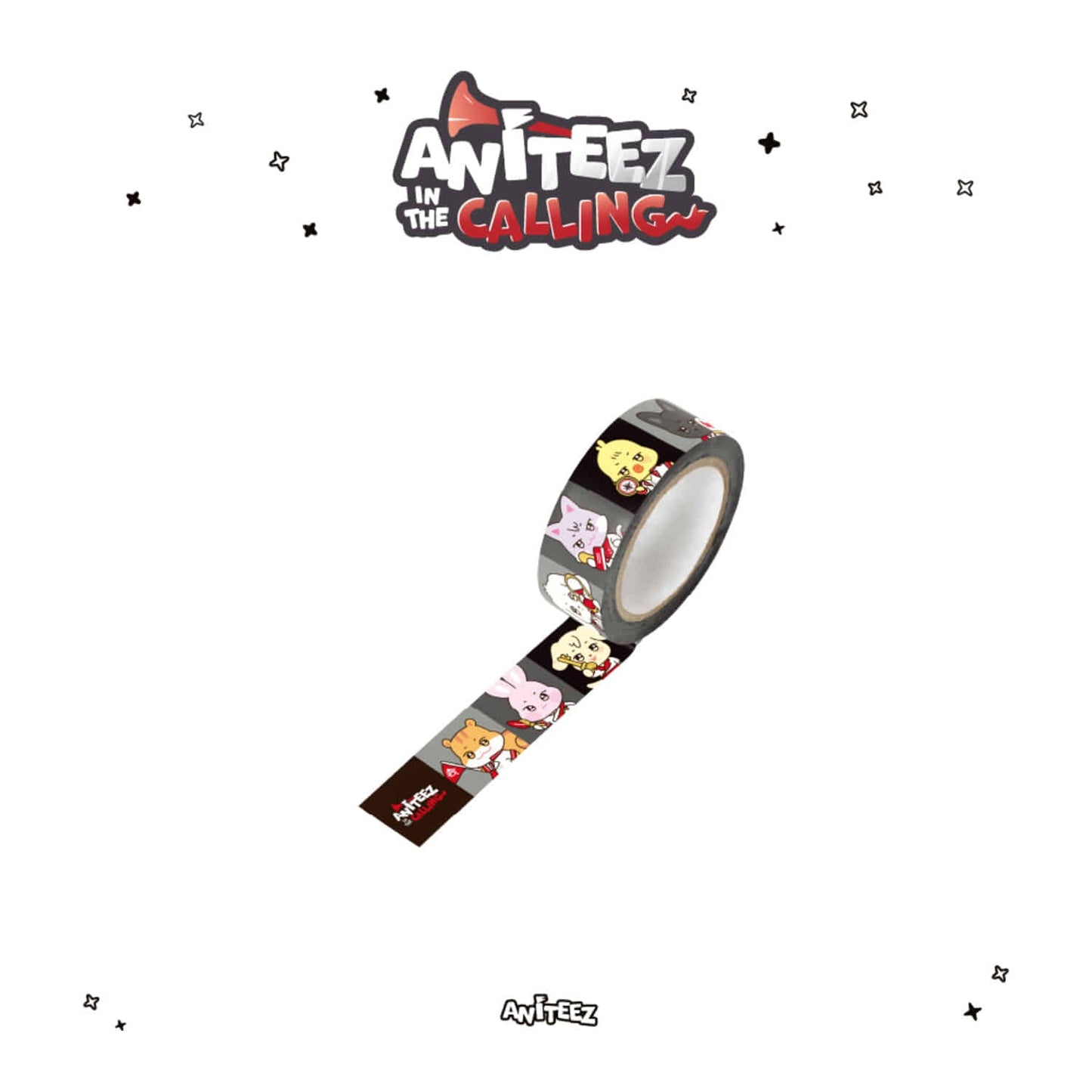 [FAST DELIVERY] ATEEZ X ANITEEZ IN THE CALLING OFFICIAL MD MASKING TAPE CALLING ver.
