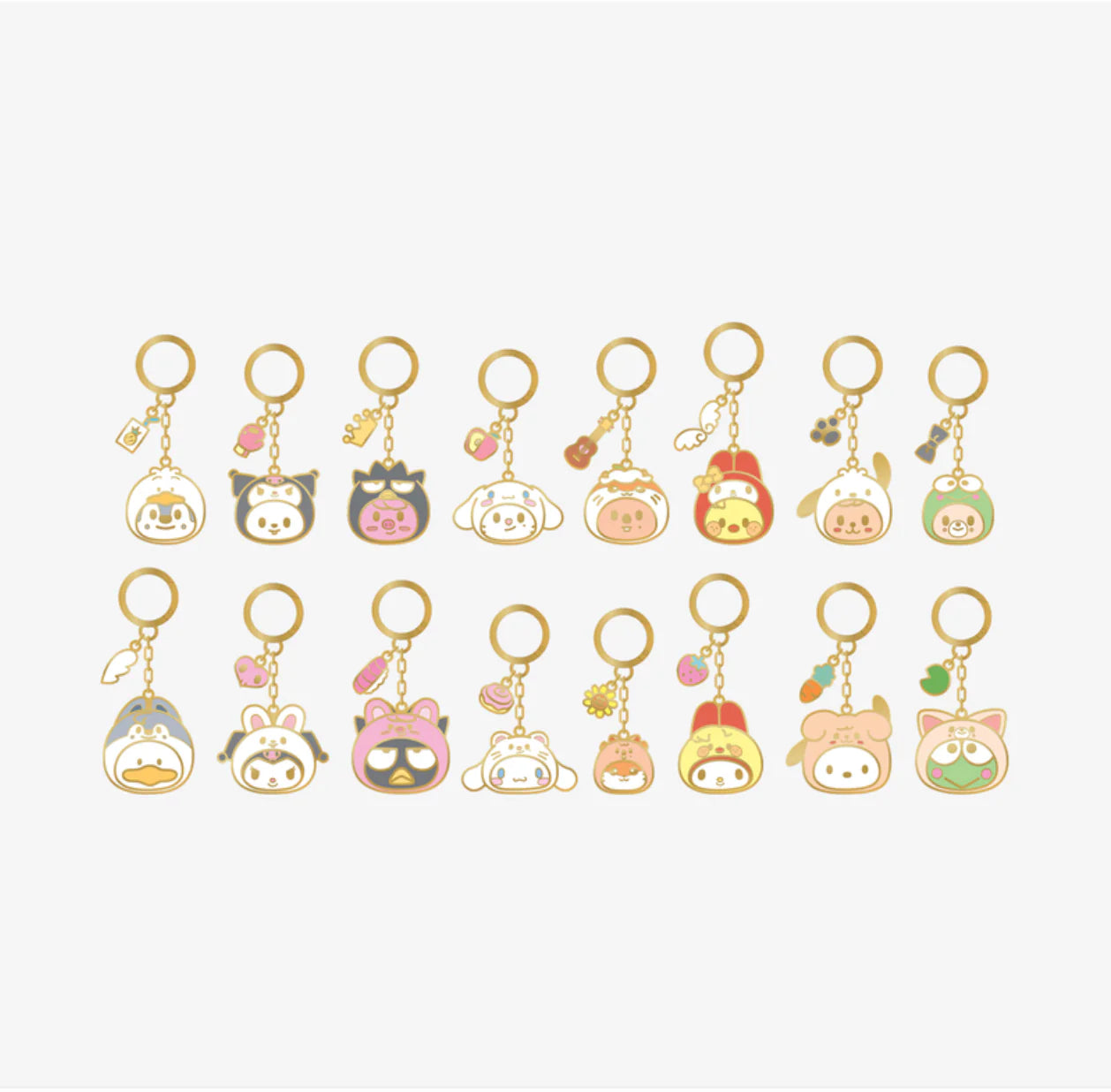 [PRE-ORDER EVENT] Stray Kids SKZOO X SANRIO CHARACTERS OFFICIAL MD METAL KEYRING