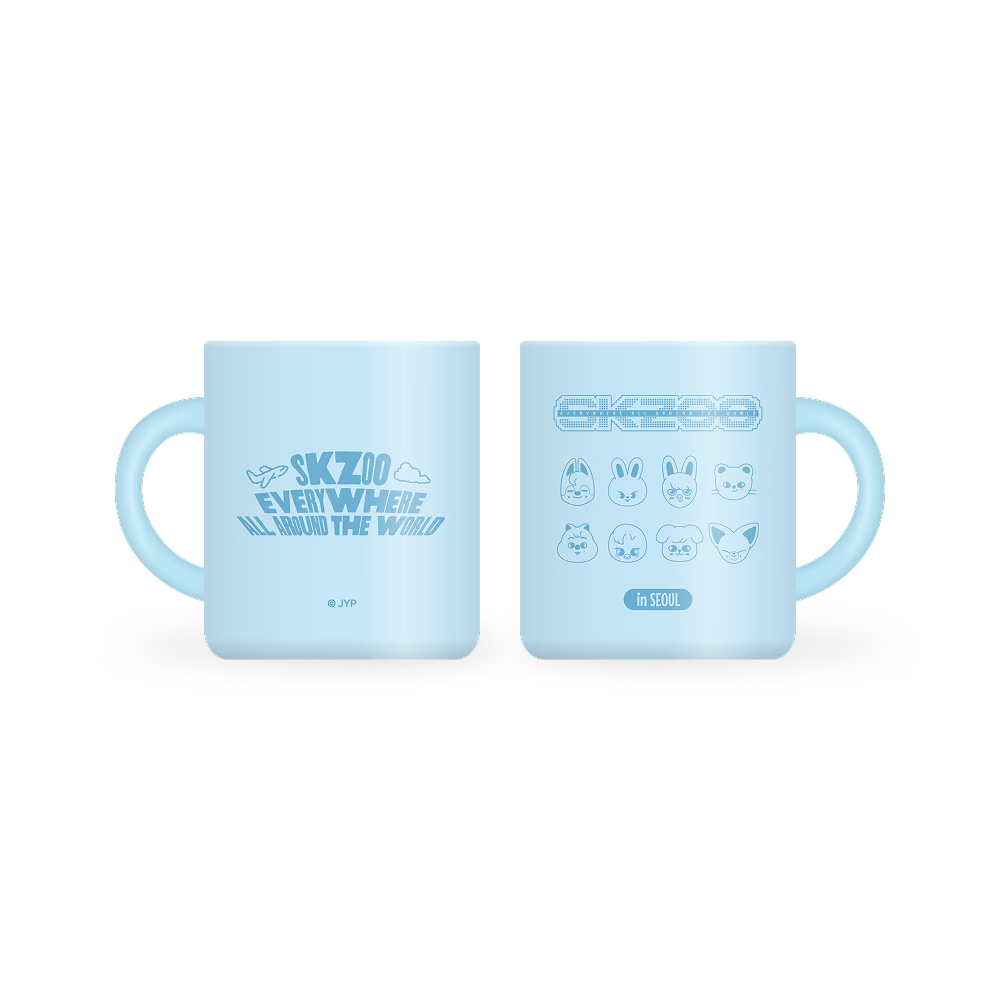 [FAST DELIVERY] Stray Kids SKZOO EVERYWHERE ALL AROUND THE WORLD in SEOUL POP-UP STORE OFFICIAL MD SKZOO CITY MUG SEOUL Ver.