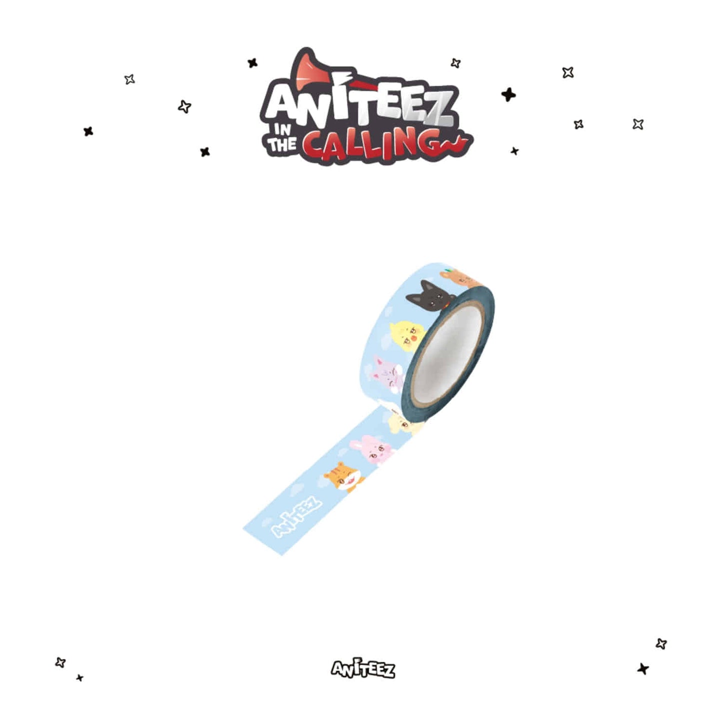 [FAST DELIVERY] ATEEZ X ANITEEZ IN THE CALLING OFFICIAL MD MASKING TAPE BASIC ver.