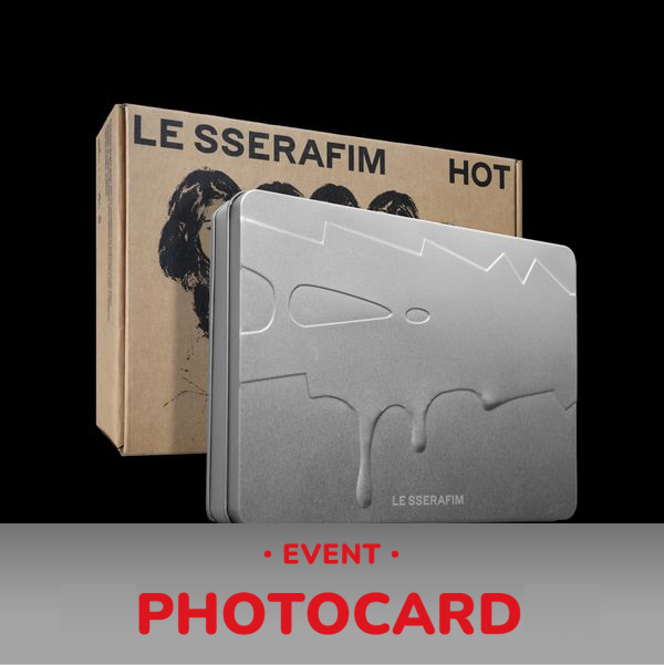 [PRE-ORDER BENEFIT] LE SSERAFIM 5TH MINI ALBUM HOT (TIN CASE ver.)