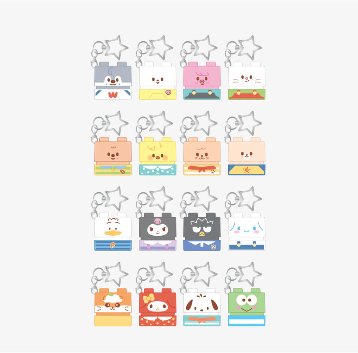[PRE-ORDER EVENT] Stray Kids SKZOO X SANRIO CHARACTERS OFFICIAL MD SECRET BLOCK STAMP