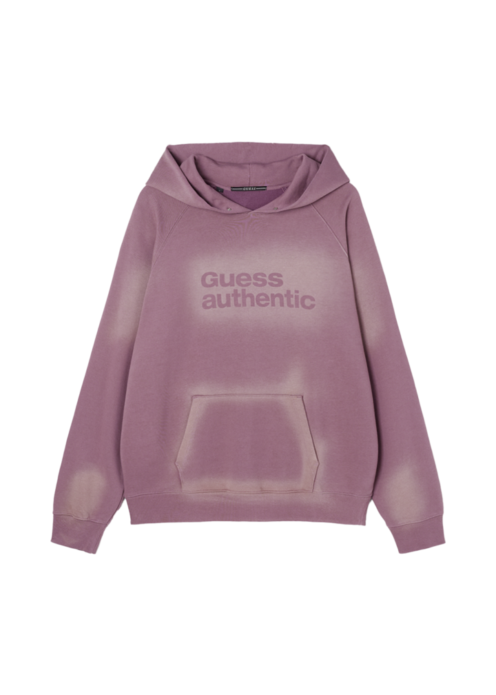 [HYUNJIN's PICK] GUESS KOREA EXCLUSIVE OFFICIAL GRADIENT WASH HOODIE PURPLE