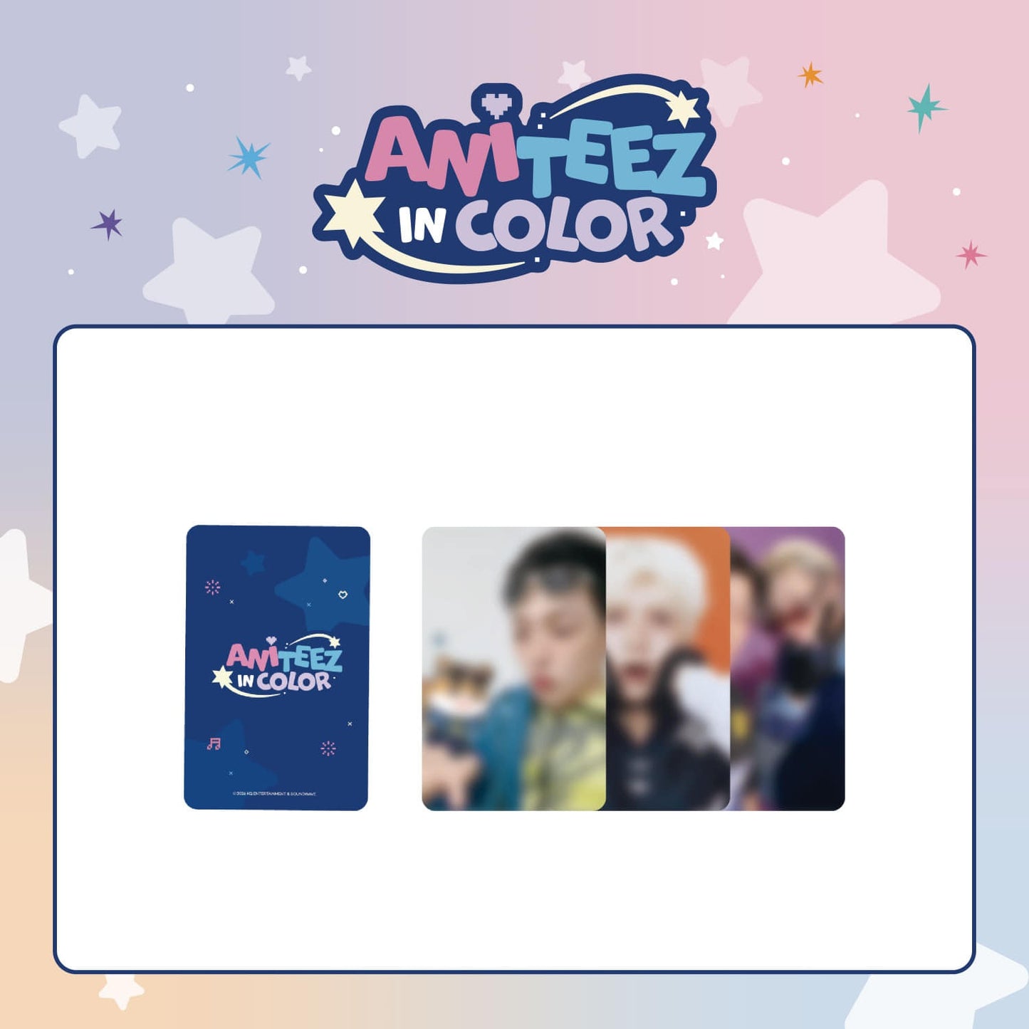 [PRE-ORDER EVENT] ATEEZ X ANITEEZ POP-UP STORE [ANITEEZ IN COLOR] OFFICIAL MD RANDOM TRADING CARD