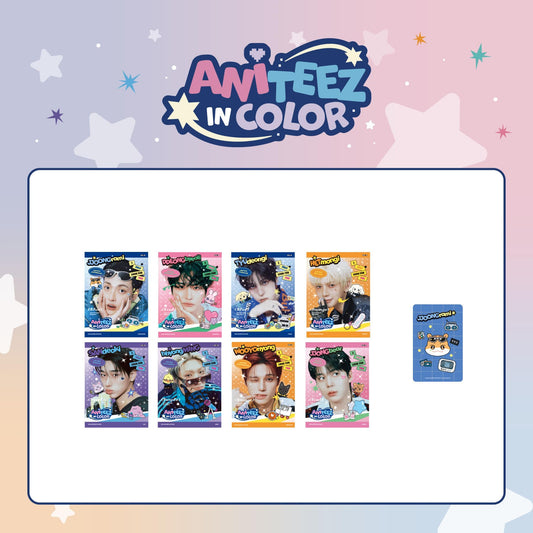 [PRE-ORDER EVENT] ATEEZ X ANITEEZ POP-UP STORE [ANITEEZ IN COLOR] OFFICIAL MD MINI PHOTOBOOK