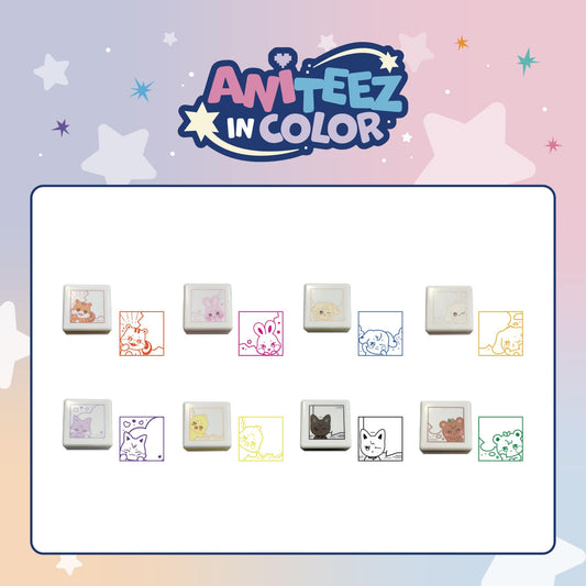 [PRE-ORDER EVENT] ATEEZ X ANITEEZ POP-UP STORE [ANITEEZ IN COLOR] OFFICIAL MD SPEECH BUBBLE STAMP