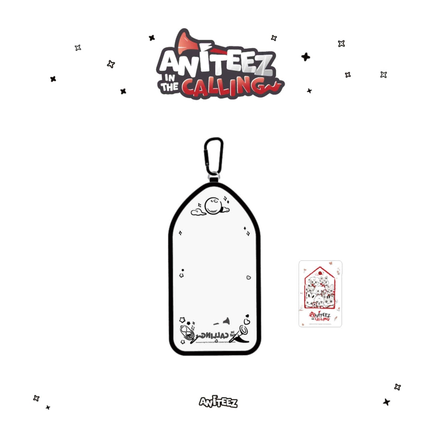 [FAST DELIVERY] ATEEZ X ANITEEZ IN THE CALLING OFFICIAL MD PVC DOLL POUCH