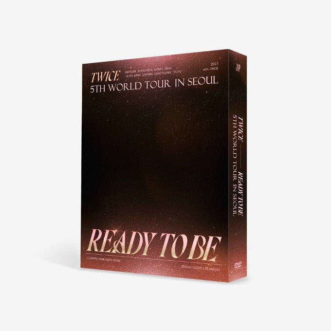 [PRE-ORDER BENEFIT] TWICE 5TH WORLD TOUR [READY TO BE] IN SEOUL DVD