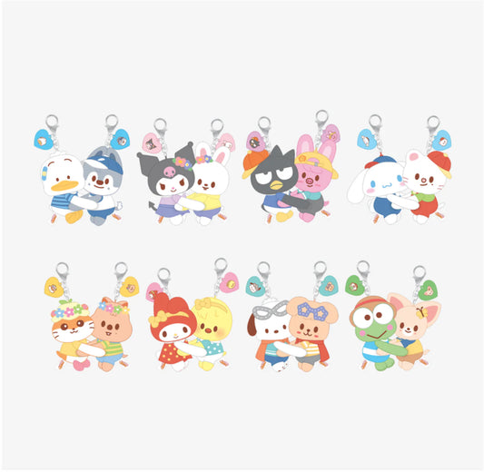 [PRE-ORDER EVENT] Stray Kids SKZOO X SANRIO CHARACTERS OFFICIAL MD HUG PLUSH KEYRING