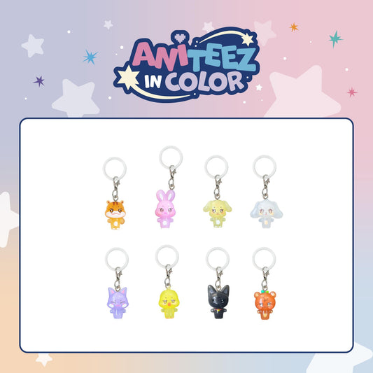 [PRE-ORDER EVENT] ATEEZ X ANITEEZ POP-UP STORE [ANITEEZ IN COLOR] OFFICIAL MD CLEAR MASCOT CHARM (RANDOM)
