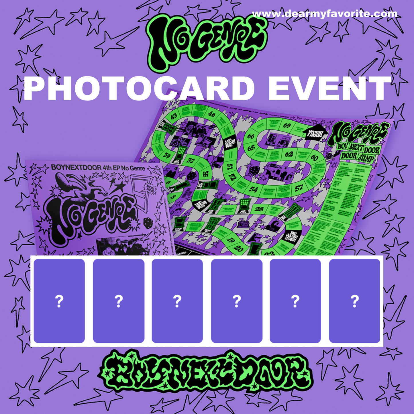 [PRE-ORDER BENEFIT] BOYNEXTDOOR 4th EP ALBUM No Genre (Board Game ver.)