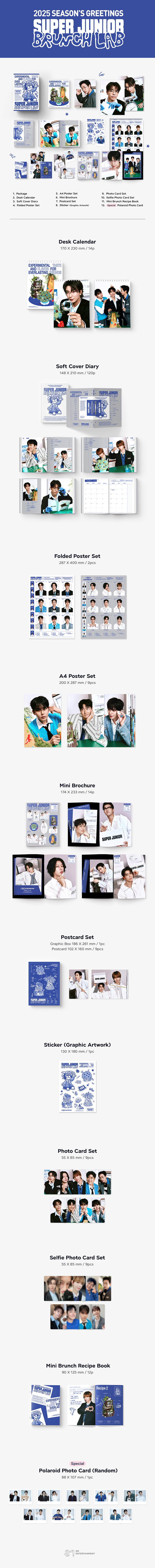 [PRE-ORDER BENEFIT] SUPER JUNIOR 2025 SEASON’S GREETINGS