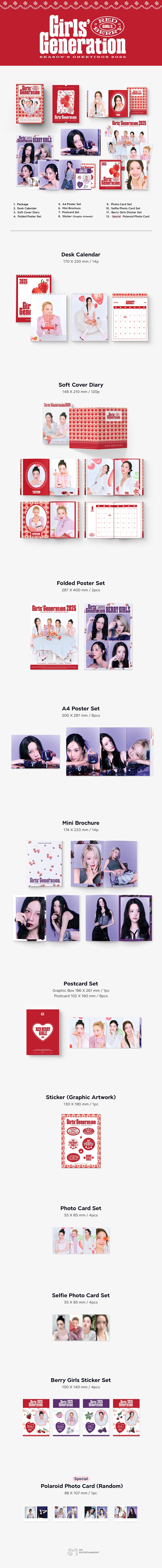 [PRE-ORDER BENEFIT] Girls’ Generation 2025 SEASON’S GREETINGS