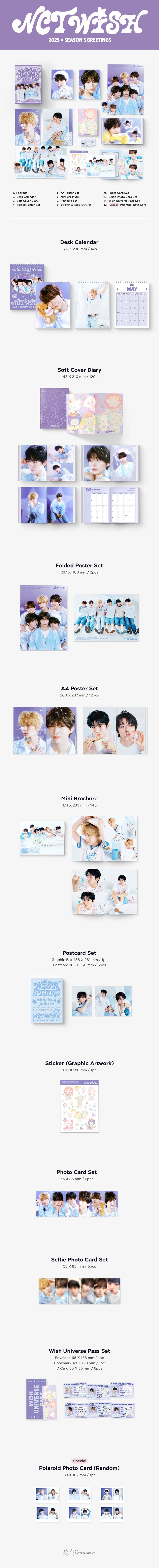 [PRE-ORDER BENEFIT] NCT WISH 2025 SEASON’S GREETINGS