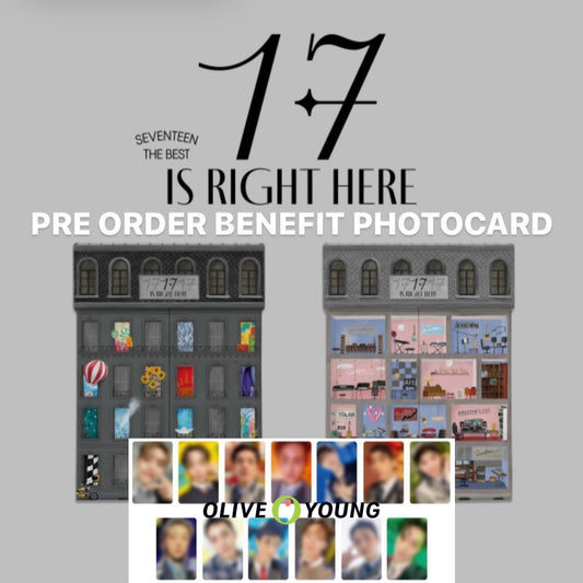 [PRE-ORDER BENEFIT] SEVENTEEN BEST ALBUM 17 IS RIGHT HERE