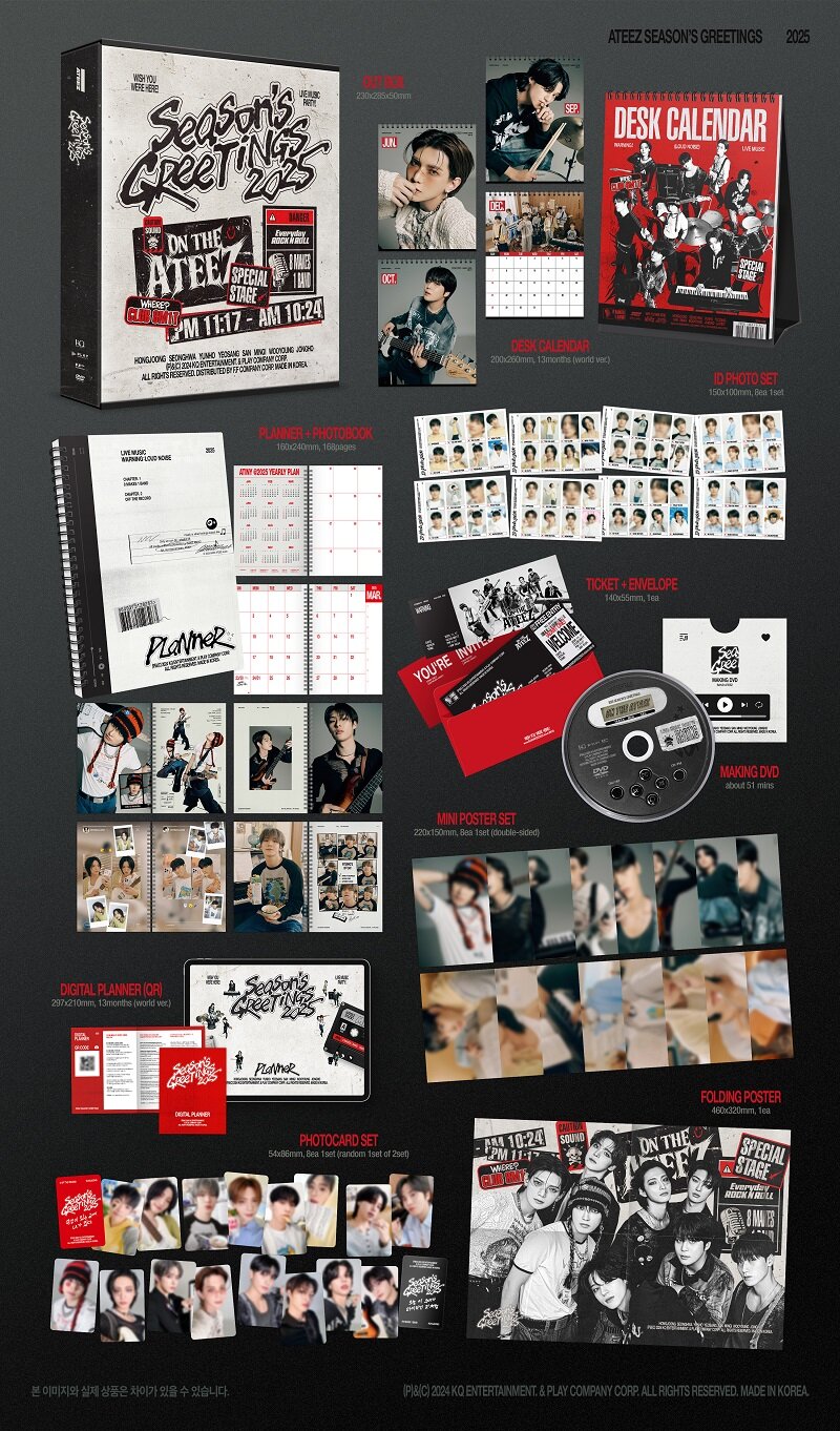[PRE-ORDER BENEFIT] ATEEZ 2025 SEASON’S GREETINGS