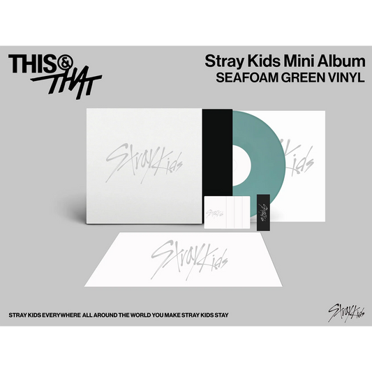 [PRE-ORDER] Stray Kids Mini Album THIS & THAT (Seafoam Green Vinyl) (D2C Exclusive)