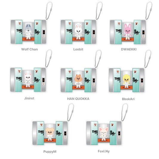 [PRE-ORDER EVENT] Stray Kids THIS & THAT POP-UP STORE OFFICIAL MD SKZOO CAPSULE ACRYLIC KEYRING