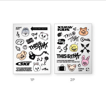 [PRE-ORDER EVENT] Stray Kids THIS & THAT POP-UP STORE OFFICIAL MD TATTOO STICKER