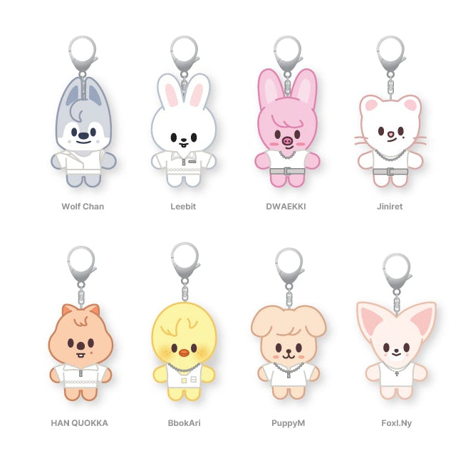 [PRE-ORDER EVENT] Stray Kids THIS & THAT POP-UP STORE OFFICIAL MD SKZOO COSTUME PLUSH KEYRING