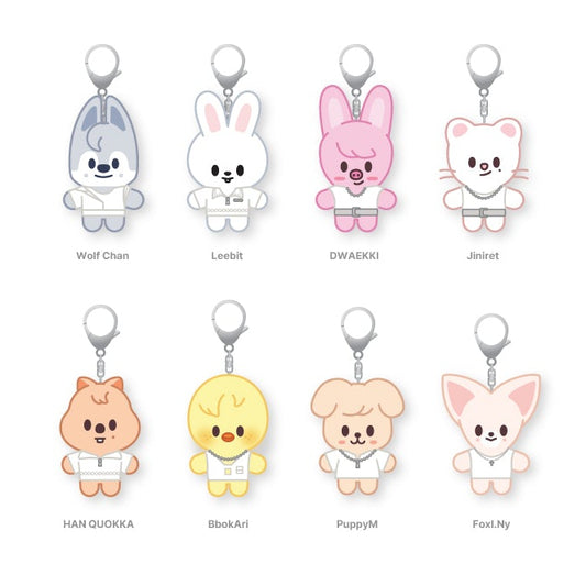 [PRE-ORDER EVENT] Stray Kids THIS & THAT POP-UP STORE OFFICIAL MD SKZOO COSTUME PLUSH KEYRING