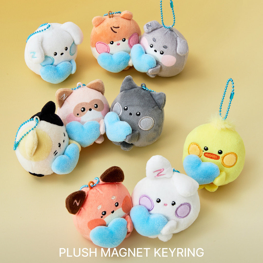 [PRE-ORDER] ZEROBASEONE zeroni FLUFFY Wonderland OFFICIAL MD PLUSH MAGNET KEYRING