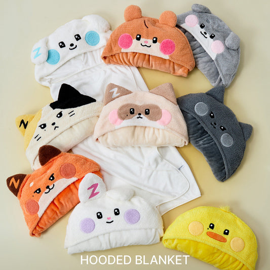 [PRE-ORDER] ZEROBASEONE zeroni FLUFFY Wonderland OFFICIAL MD HOODED BLANKET