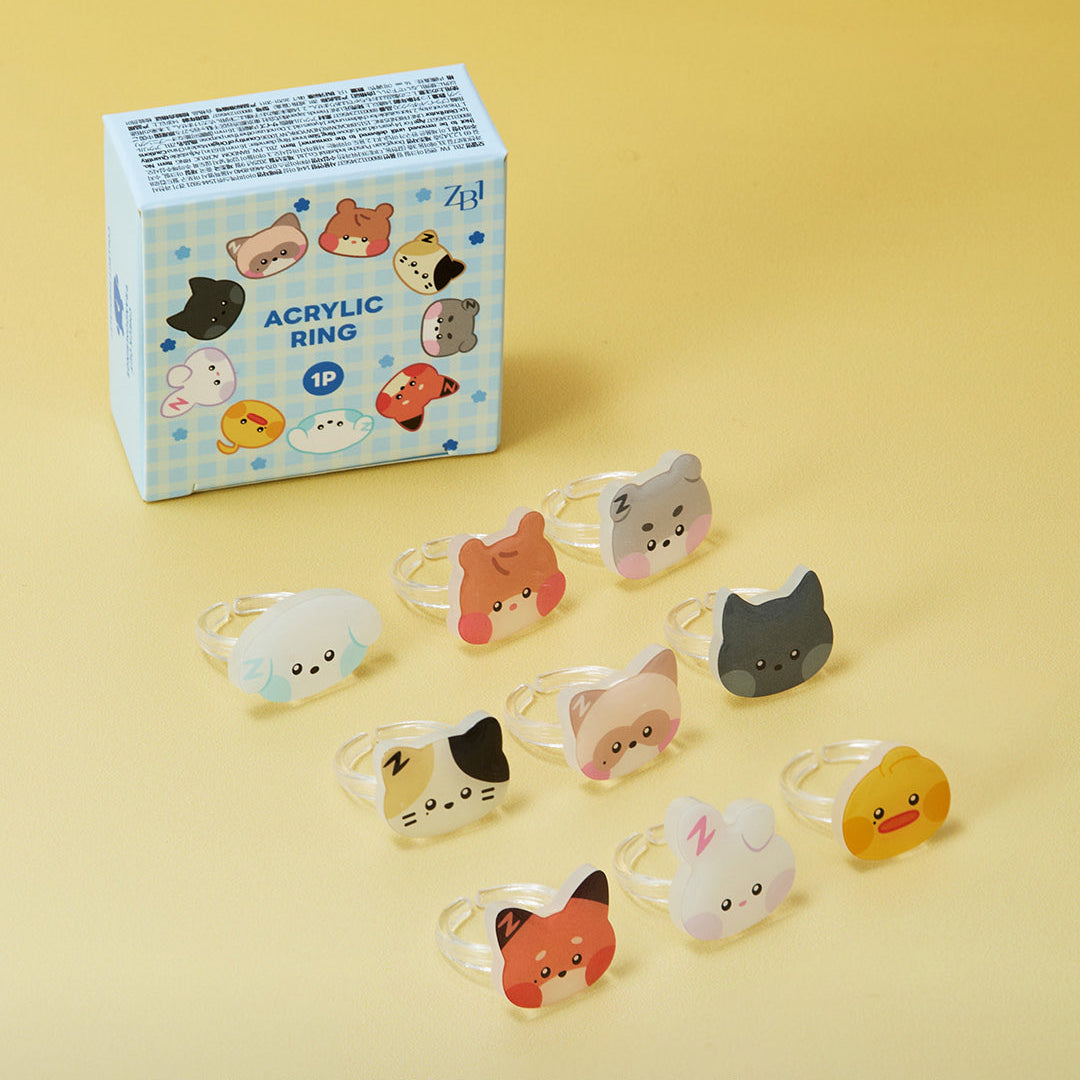 [PRE-ORDER] ZEROBASEONE zeroni FLUFFY Wonderland OFFICIAL MD RANDOM ACRYLIC RING