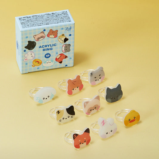 [PRE-ORDER] ZEROBASEONE zeroni FLUFFY Wonderland OFFICIAL MD RANDOM ACRYLIC RING