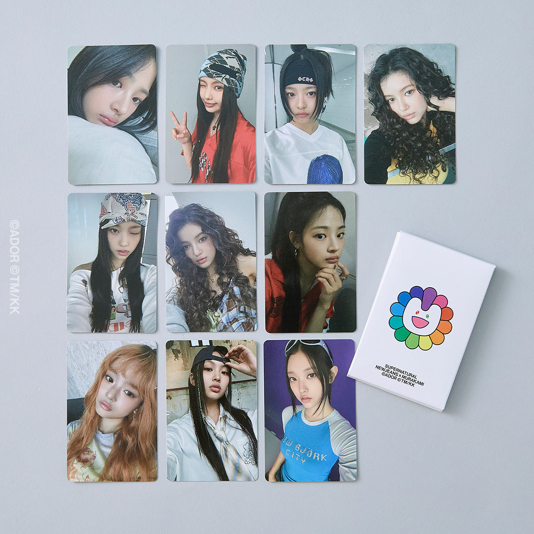 NewJeans Supernatural POP-UP NewJeans X MURAKAMI MD PHOTOCARD SET