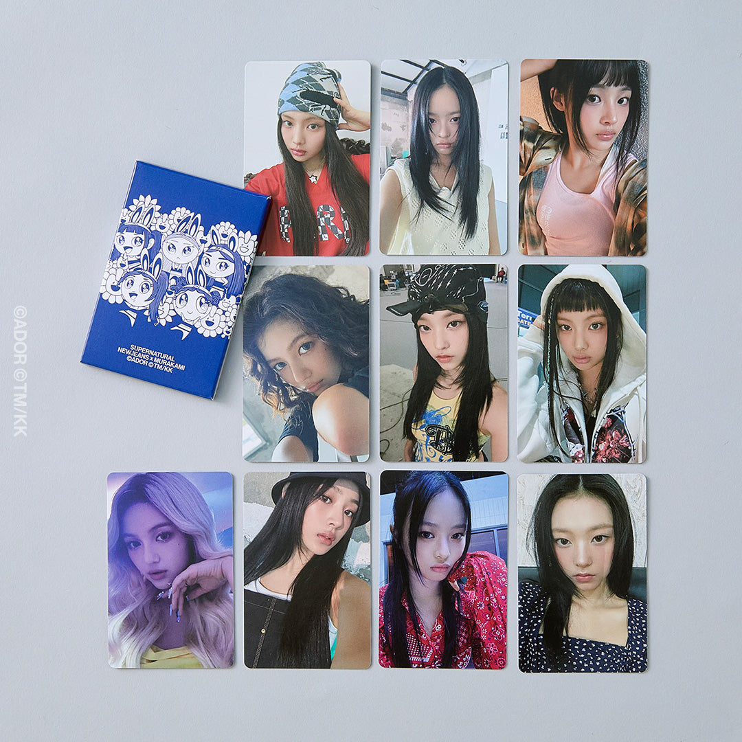 NewJeans Supernatural POP-UP NewJeans X MURAKAMI MD PHOTOCARD SET