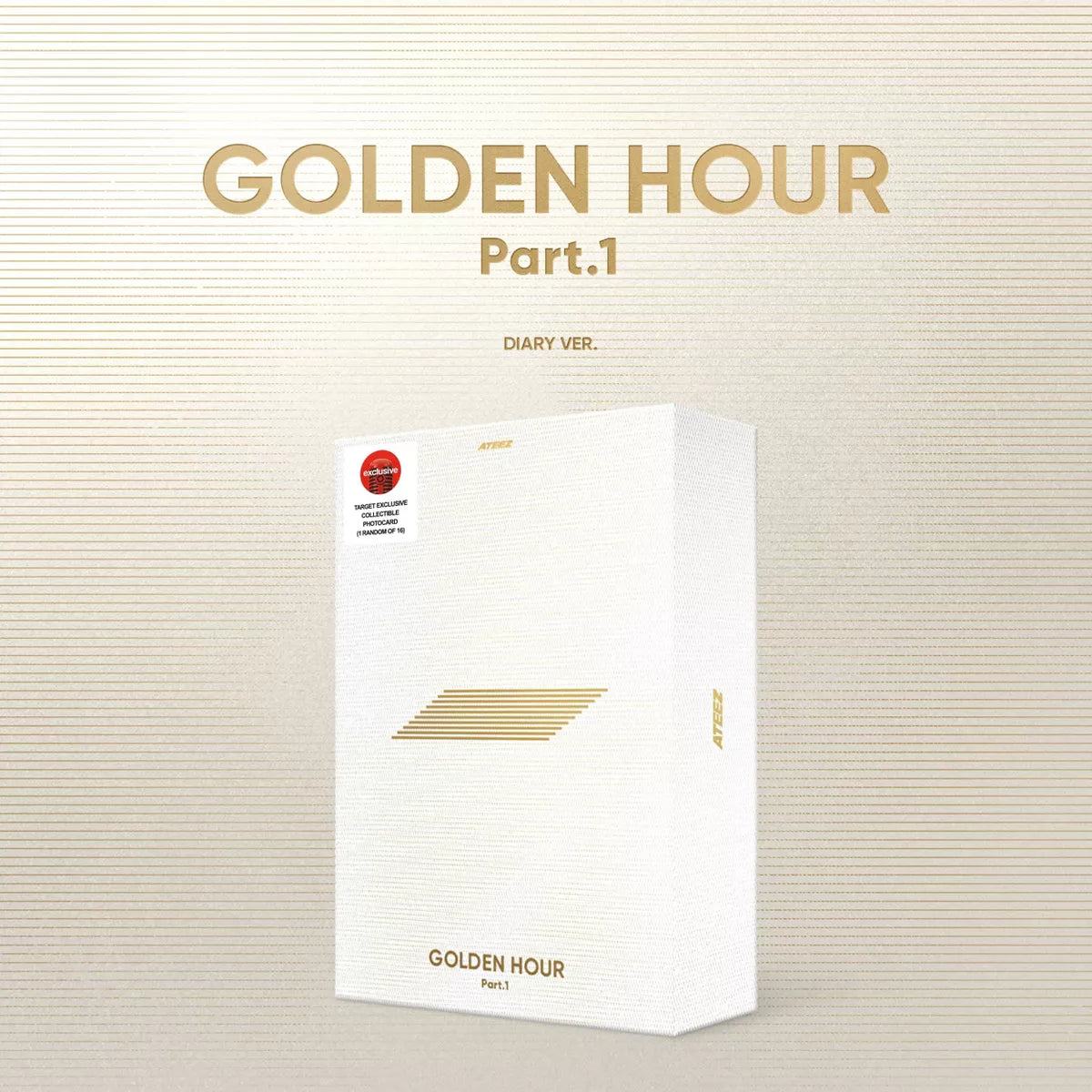 ATEEZ 10th Mini Album GOLDEN HOUR : Part.1 Target Exclusive ver.