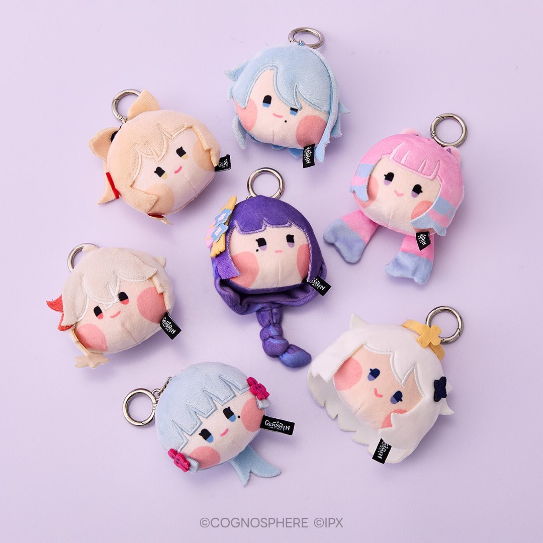 [PRE-ORDER] Genshin minini POP-UP Official Merch PLUSH KEYRING