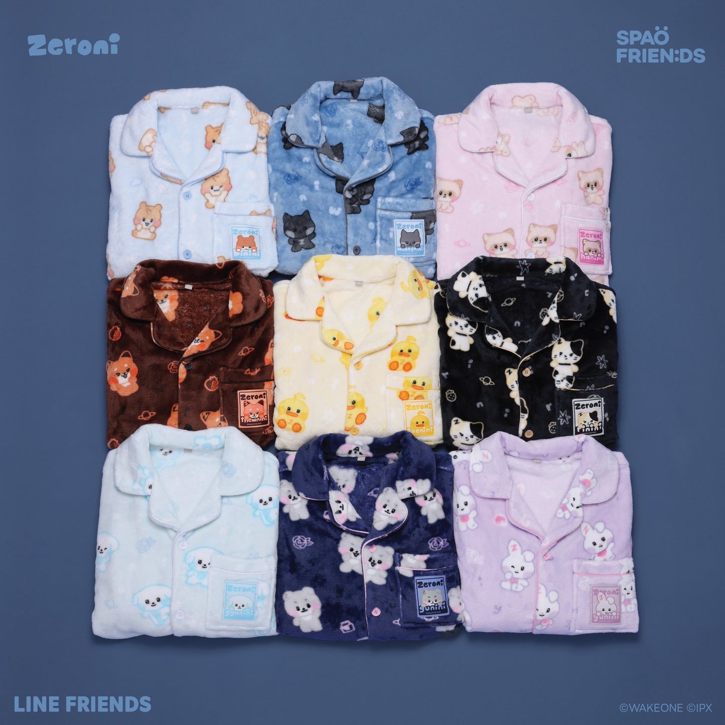 [PRE-ORDER] ZEROBASEONE Official MD SPAO with zeroni Collection Pajamas