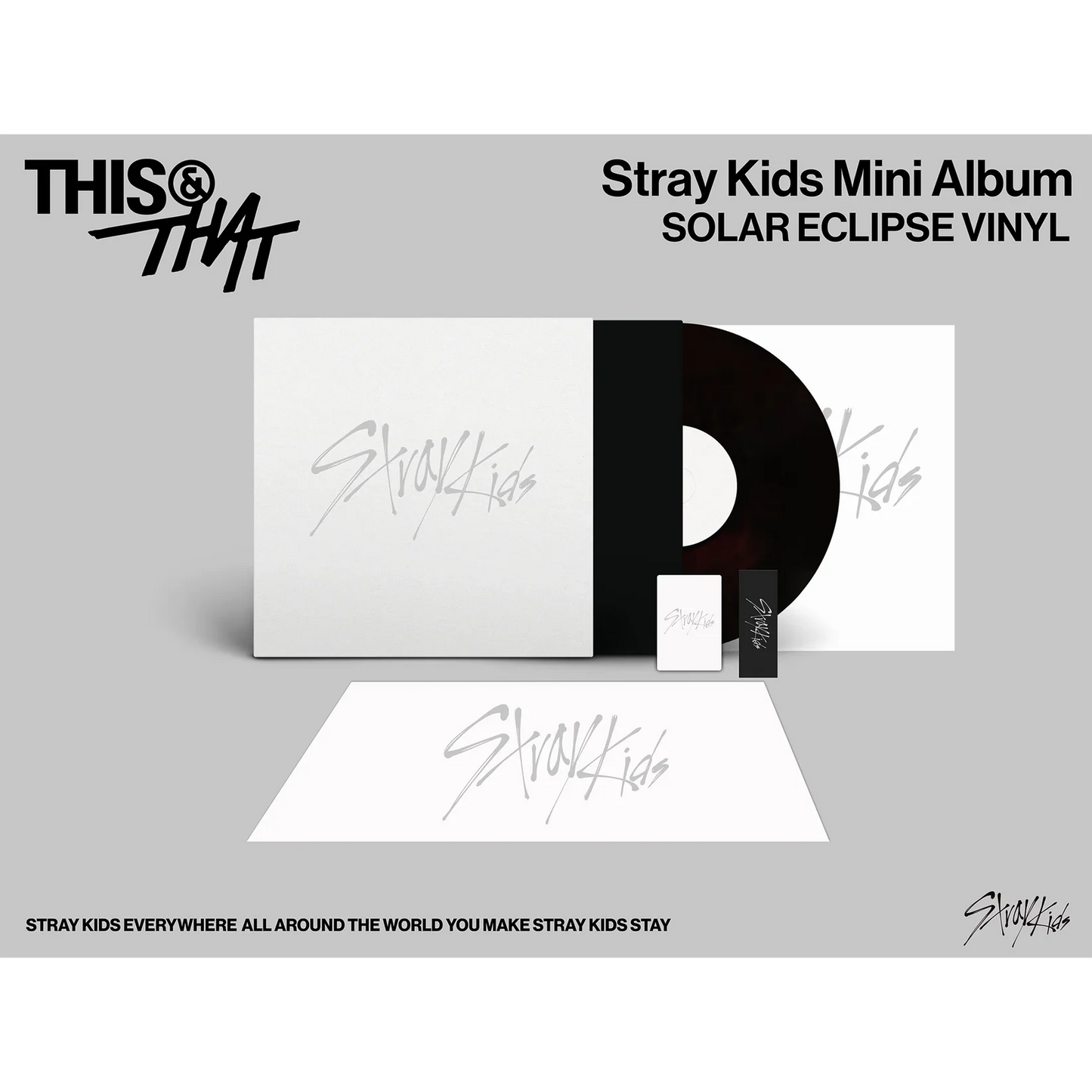 [PRE-ORDER] Stray Kids Mini Album THIS & THAT (Solar Eclipse Vinyl)