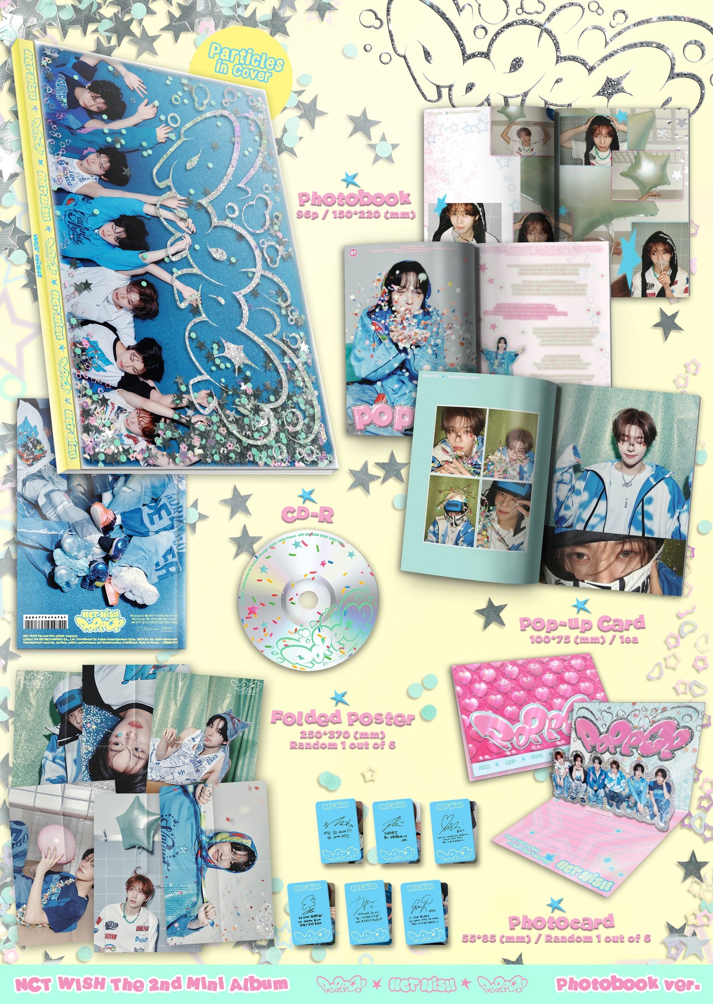 [PRE-ORDER BENEFIT] NCT WISH 2nd Mini Album poppop (Photobook Ver.)