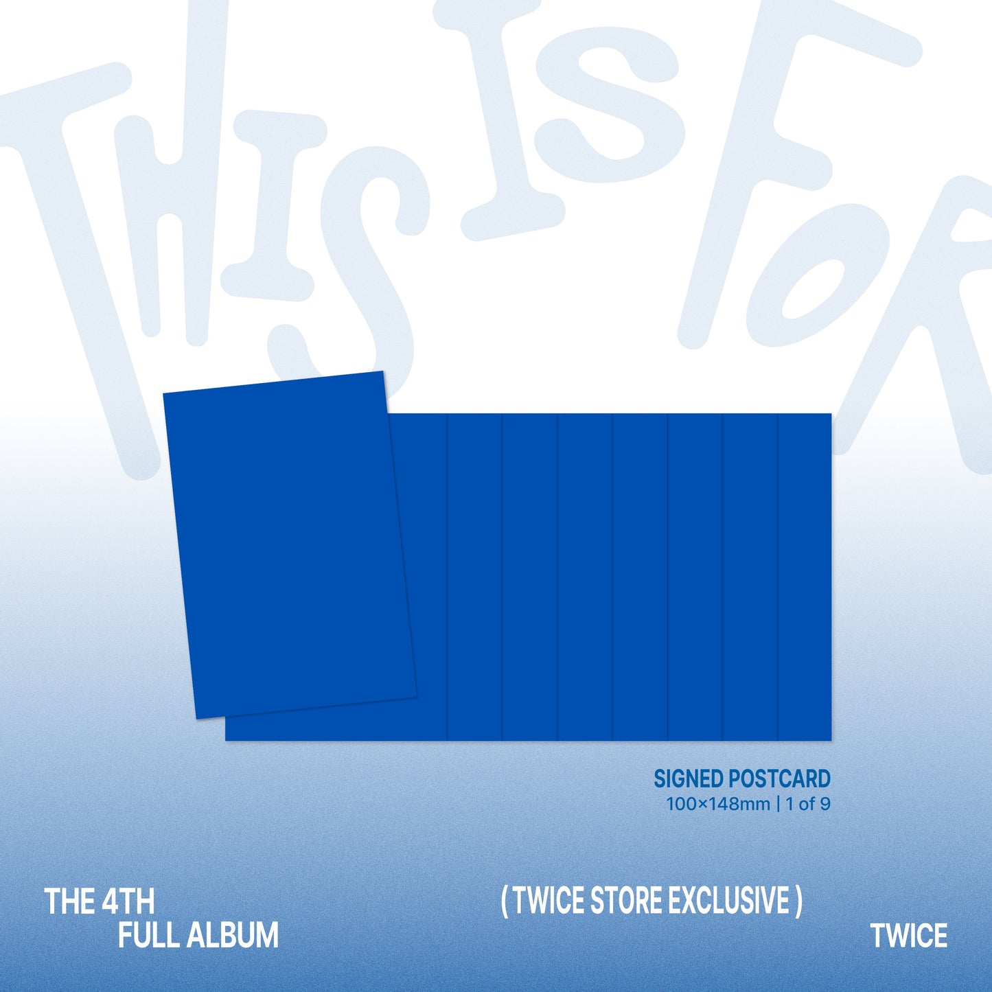 [PRE-ORDER] *SIGNED* TWICE 4TH FULL ALBUM THIS IS FOR