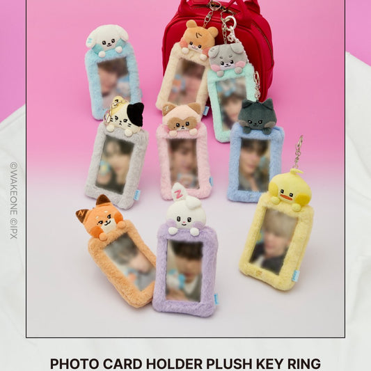 [PRE-ORDER] ZEROBASEONE zeroni HOME PARTY POP-UP OFFICIAL MD PHOTOCARD HOLDER PLUSH KEYRING